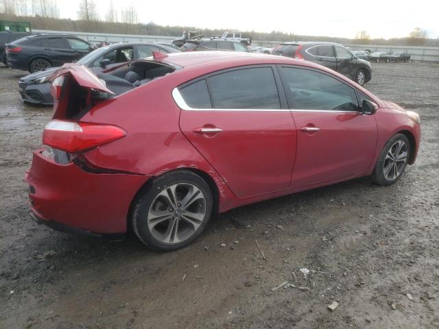 KNAFZ4A83G5612991 - 2016 KIA FORTE EX RED photo 3