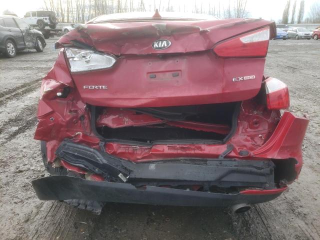 KNAFZ4A83G5612991 - 2016 KIA FORTE EX RED photo 6