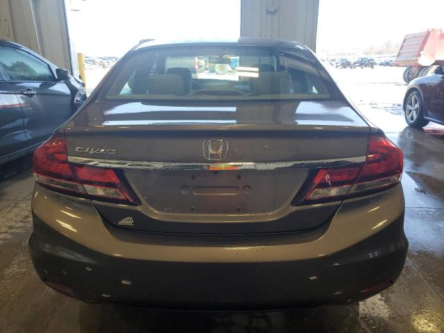 19XFB2F87EE007832 - 2014 HONDA CIVIC EX GRAY photo 6