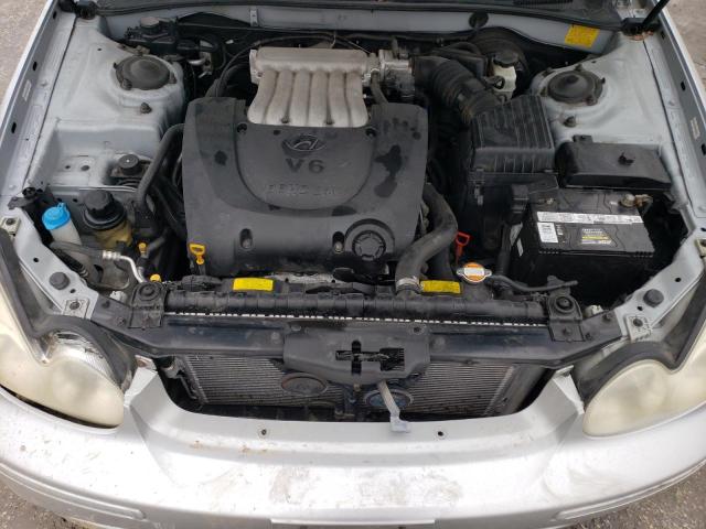 KMHWF35H75A150869 - 2005 HYUNDAI SONATA GLS SILVER photo 11