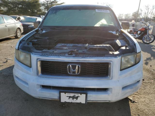 2HJYK163X7H509261 - 2007 HONDA RIDGELINE RTX WHITE photo 5