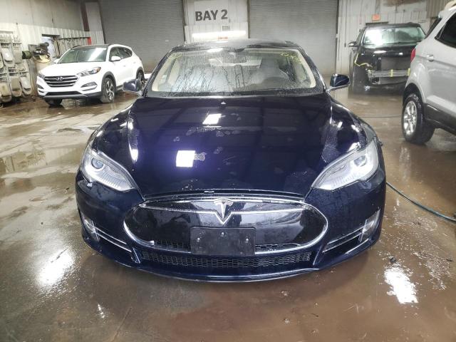 5YJSA1DP1DFP12690 - 2013 TESLA MODEL S Կապույտ լուսանկար 5