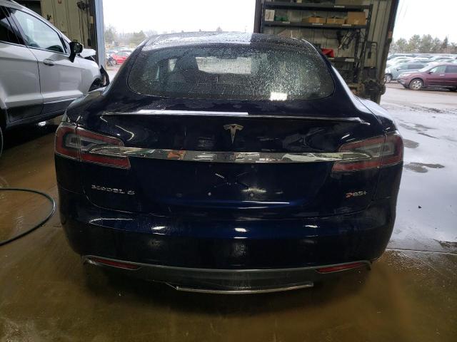 5YJSA1DP1DFP12690 - 2013 TESLA MODEL S Կապույտ լուսանկար 6