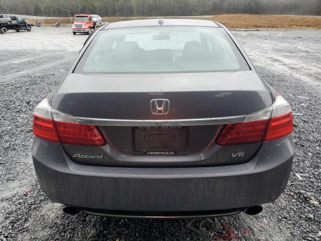 1HGCR3F89DA000906 - 2013 HONDA ACCORD EXL CHARCOAL photo 6