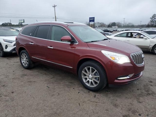 5GAKRBKD9GJ283160 - 2016 BUICK ENCLAVE BURGUNDY photo 4