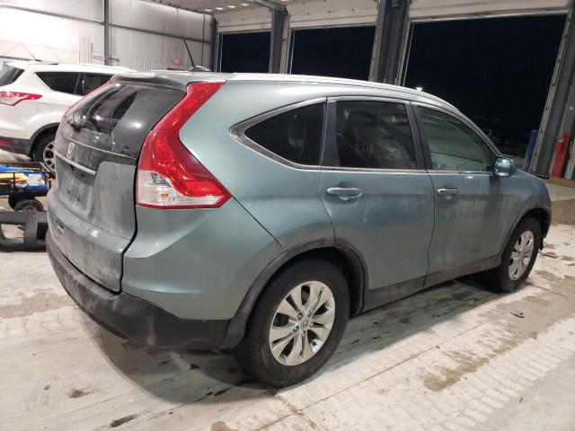 2HKRM4H74CH631071 - 2012 HONDA CR-V EXL GREEN photo 3