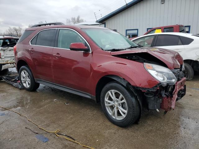 2GNALCEKXH6210462 - 2017 CHEVROLET EQUINOX LT MAROON photo 4