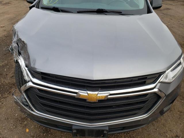 1GNEVFKW5JJ195527 - 2018 CHEVROLET TRAVERSE LS GRAY photo 12