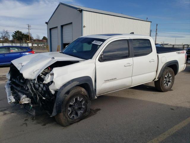 3TMCZ5AN6MM406054 - 2021 TOYOTA TACOMA DOUBLE CAB WHITE photo 1