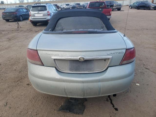 1C3EL65R62N259108 - 2002 CHRYSLER SEBRING LIMITED SILVER photo 6