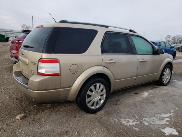 1FMDK06W88GA31373 - 2008 FORD TAURUS X LIMITED TAN photo 3