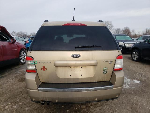 1FMDK06W88GA31373 - 2008 FORD TAURUS X LIMITED TAN photo 6