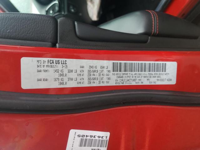 1C4RJFLG4KC710097 - 2019 JEEP GRAND CHER TRAILHAWK 红色 照片 14