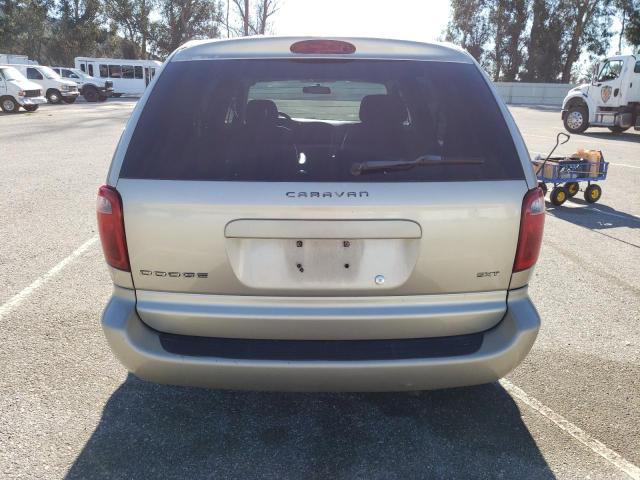 1D8GP45R05B340139 - 2005 DODGE CARAVAN SXT TAN photo 6