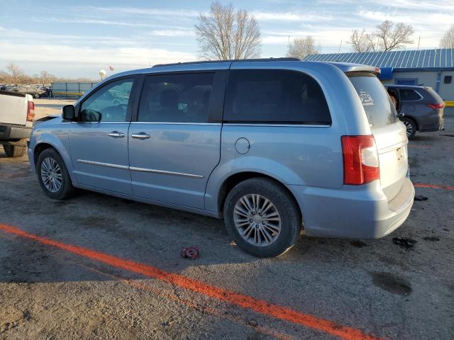 2C4RC1CG5DR534572 - 2013 CHRYSLER TOWN & COU TOURING L BLUE photo 2