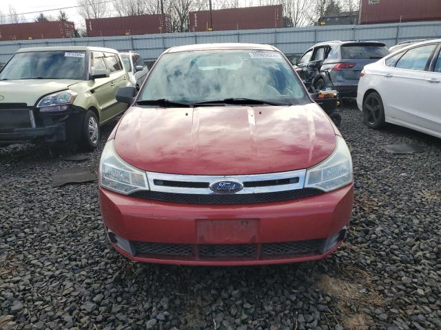 1FAHP35NX9W145129 - 2009 FORD FOCUS SE RED photo 5