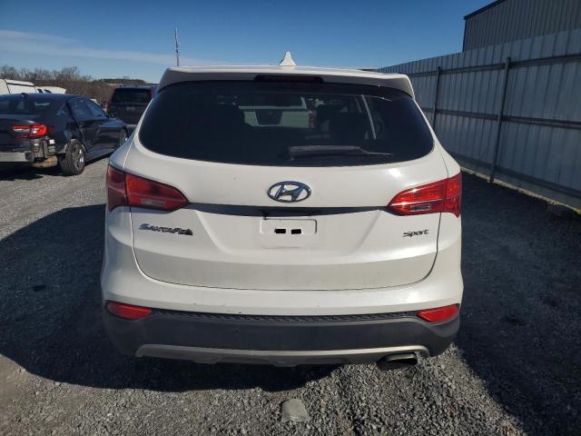 5XYZT3LB4DG048436 - 2013 HYUNDAI SANTA FE S WHITE photo 6