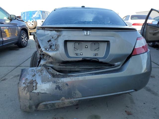 2HGFG12856H565381 - 2006 HONDA CIVIC EX GRAY photo 6