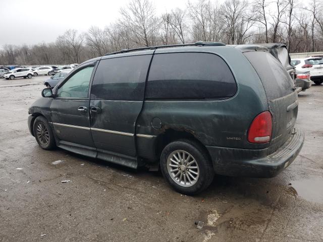 1C4GP64L8YB535465 - 2000 CHRYSLER TOWN & COU LIMITED GREEN photo 2