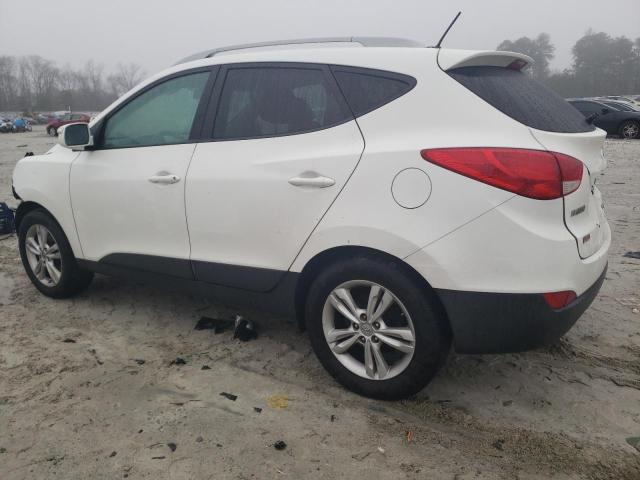 KM8JUCAC6DU707391 - 2013 HYUNDAI TUCSON GLS WHITE photo 2