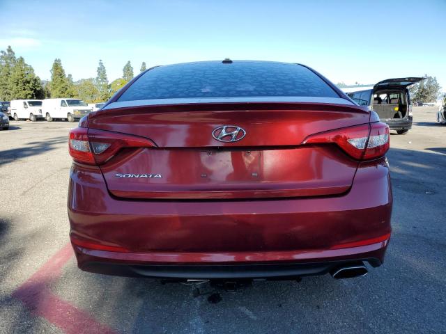 5NPE24AF2FH202599 - 2015 HYUNDAI SONATA SE BURGUNDY photo 6