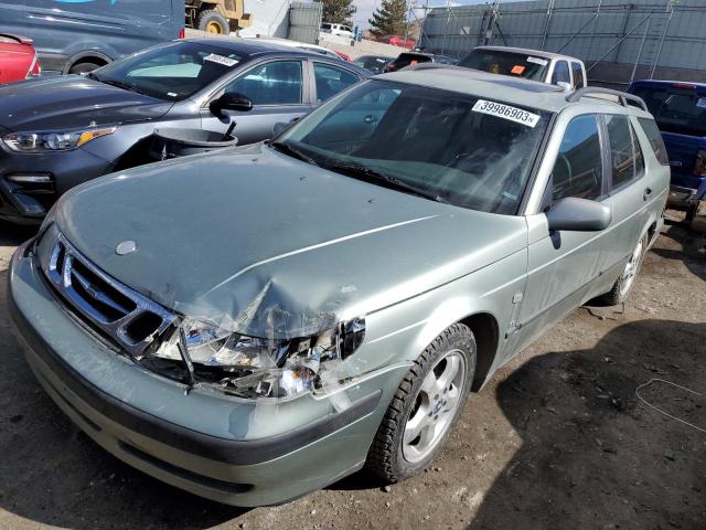 YS3EF58Z013002280 - 2001 SAAB 9-5 SE GREEN photo 1