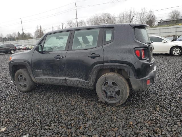 ZACCJBAH6HPF50545 - 2017 JEEP RENEGADE SPORT BLACK photo 2