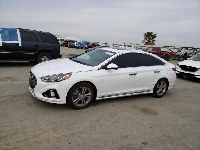 5NPE34AF9JH597287 - 2018 HYUNDAI SONATA SPORT WHITE photo 1