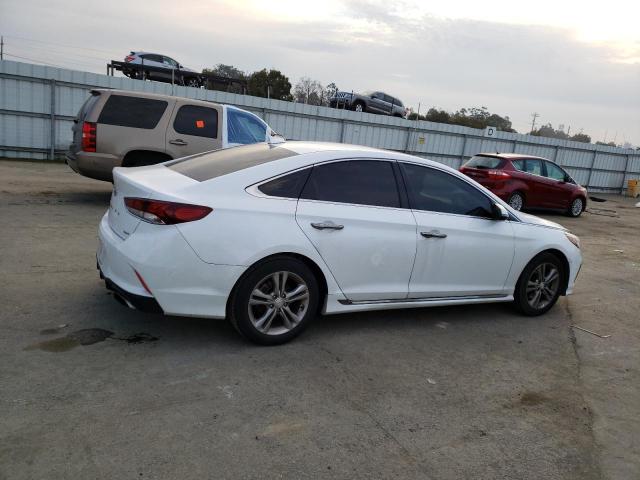 5NPE34AF9JH597287 - 2018 HYUNDAI SONATA SPORT WHITE photo 3