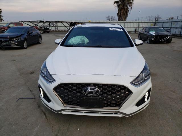 5NPE34AF9JH597287 - 2018 HYUNDAI SONATA SPORT WHITE photo 5