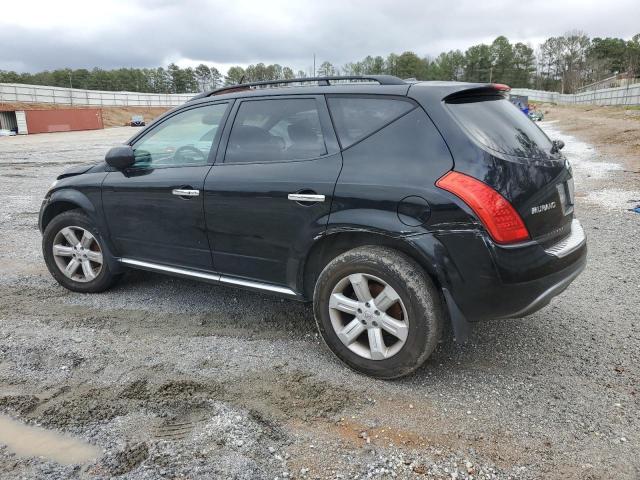 JN8AZ08T96W428958 - 2006 NISSAN MURANO SL BLACK photo 2