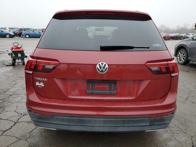 3VV0B7AX8KM040438 - 2019 VOLKSWAGEN TIGUAN S RED photo 6