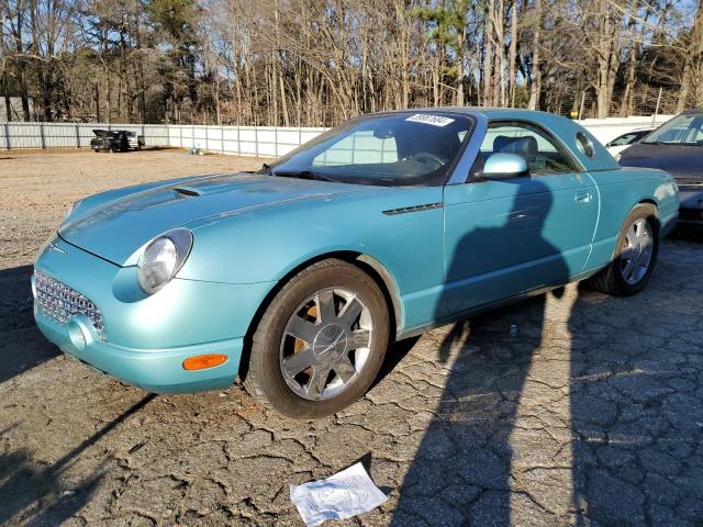 1FAHP60A72Y114565 - 2002 FORD THUNDERBIR TURQUOISE photo 1