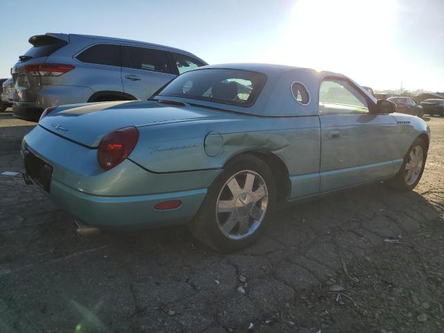 1FAHP60A72Y114565 - 2002 FORD THUNDERBIR TURQUOISE photo 3