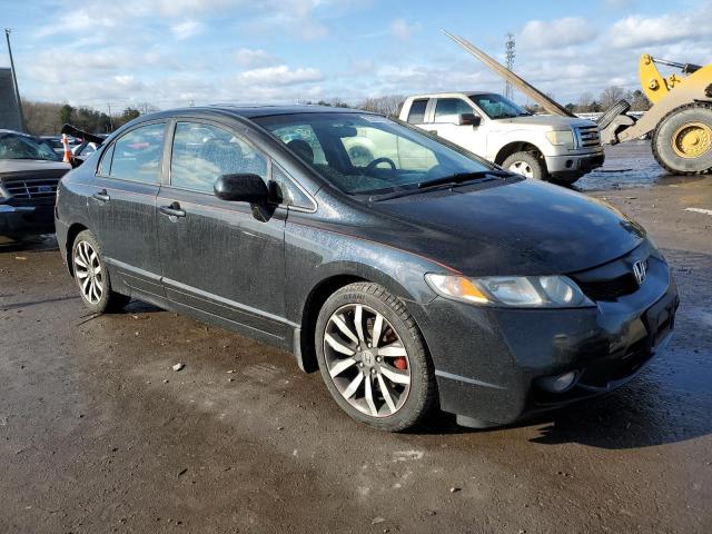 2HGFA55519H704114 - 2009 HONDA CIVIC SI BLACK photo 4