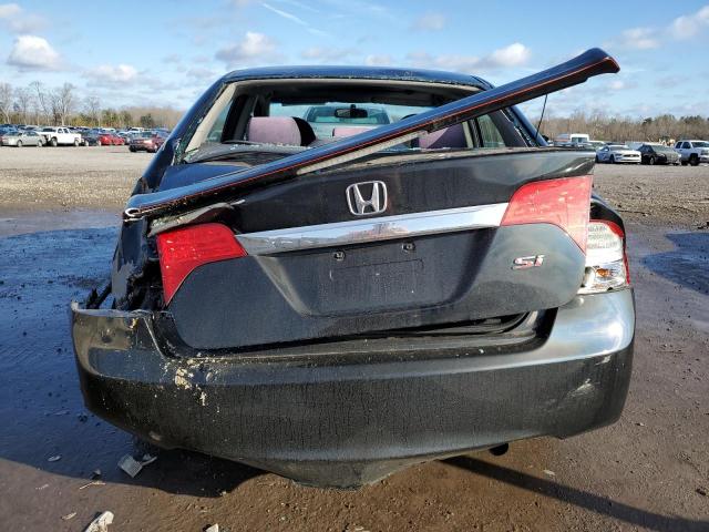 2HGFA55519H704114 - 2009 HONDA CIVIC SI BLACK photo 6