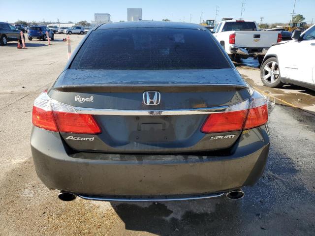 1HGCR2F53EA147661 - 2014 HONDA ACCORD SPORT GRAY photo 6