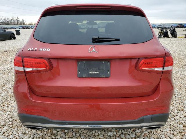 WDC0G4JB8GF010568 - 2016 MERCEDES-BENZ GLC 300 RED photo 6