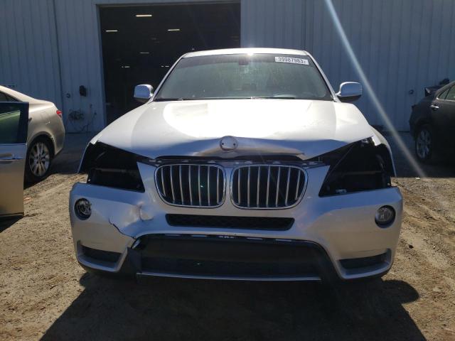 5UXWX9C53D0A30943 - 2013 BMW X3 XDRIVE28I SILVER photo 5