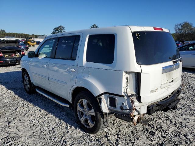 5FNYF3H50DB036085 - 2013 HONDA PILOT EXL WHITE photo 2