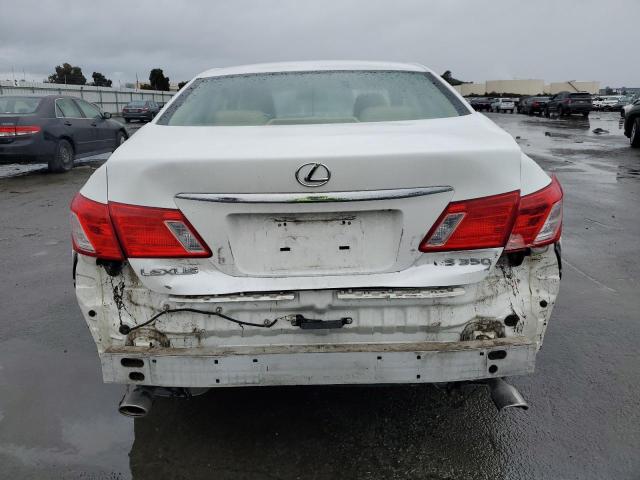 JTHBJ46G072143836 - 2007 LEXUS ES 350 WHITE photo 6