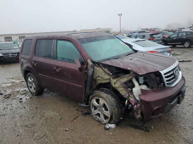 5FNYF4H56CB048102 - 2012 HONDA PILOT EXL BURGUNDY photo 4