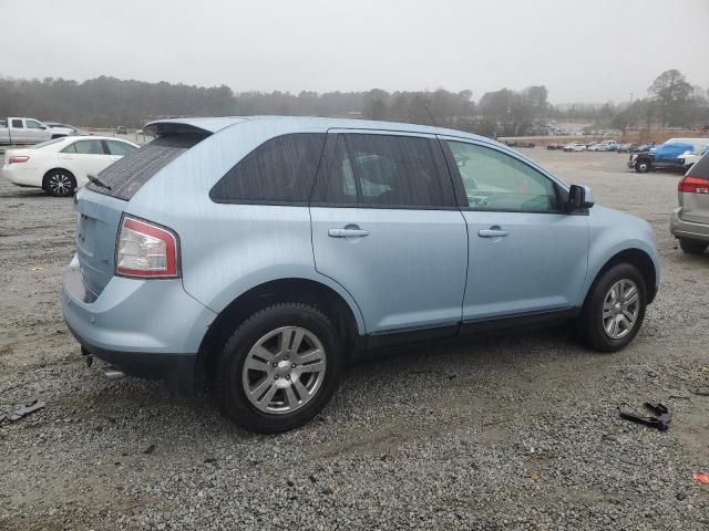 2FMDK38C78BA06377 - 2008 FORD EDGE SEL BLUE photo 3