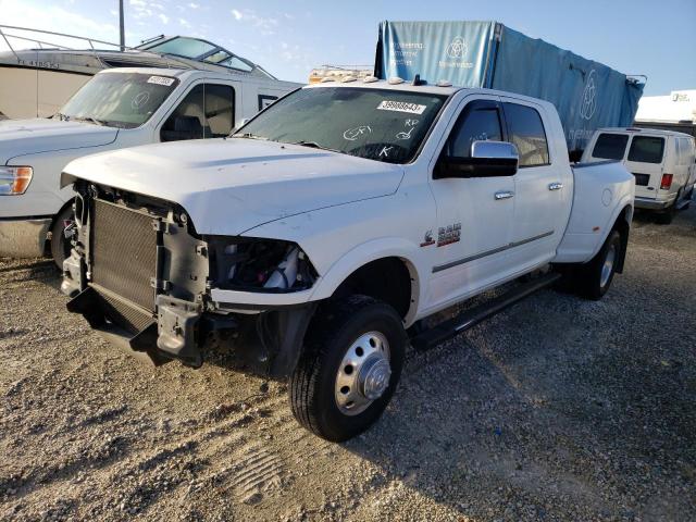 3C63RRML0GG128540 - 2016 RAM 3500 LARAMIE WHITE photo 1