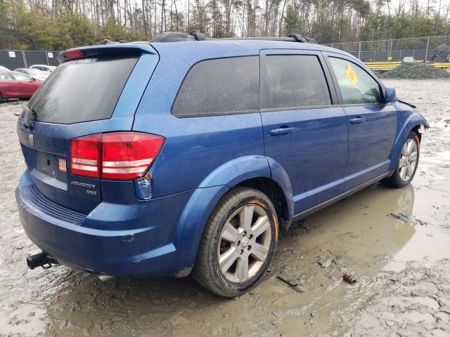 3D4PG5FV9AT115679 - 2010 DODGE JOURNEY SXT BLUE photo 3