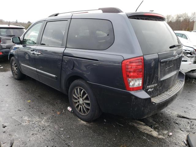 KNDMH4C7XC6488806 - 2012 KIA SEDONA EX GRAY photo 2