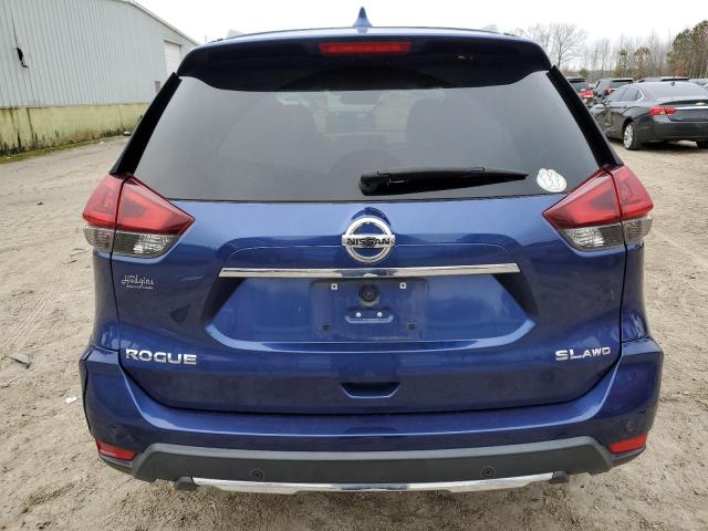 5N1AT2MV2KC826908 - 2019 NISSAN ROGUE S BLUE photo 6