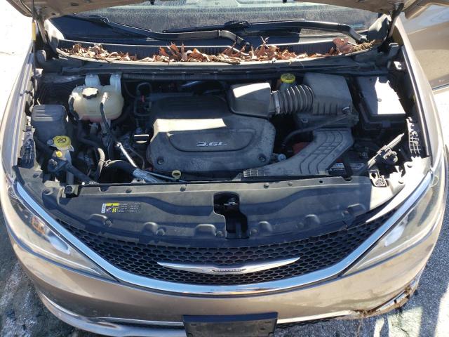 2C4RC1BG6HR661273 - 2017 CHRYSLER PACIFICA TOURING L TAN photo 12