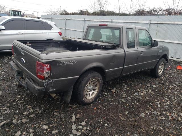 1FTLR4FEXBPA17153 - 2011 FORD RANGER SUPER CAB CHARCOAL photo 3