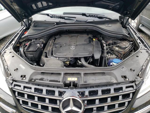 4JGDA5HBXFA460458 - 2015 MERCEDES-BENZ ML 350 4MATIC BLACK photo 12
